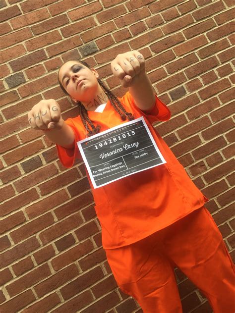 diy jailbird costume